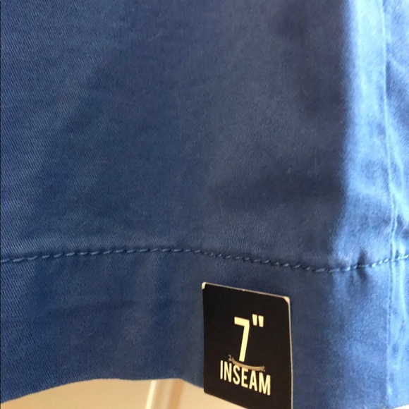 Men’s Crown & Ivy Blue Shorts Size 34 NWT - Picture 3 of 7